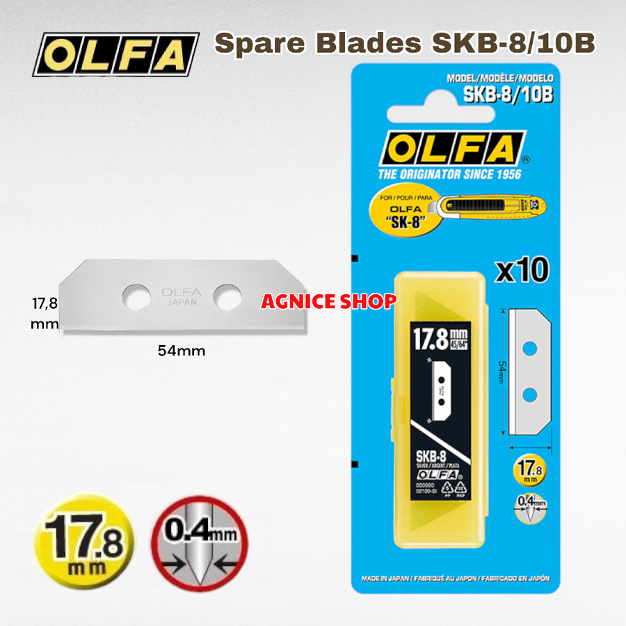 

Olfa Refill Cutter Blande SKB-8 ( 10 Pcs Per Pack ) Spare Blade