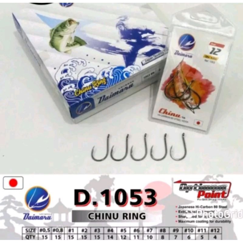 KAIL PANCING DAIMARU CHINU RING D 1053 .... JAPAN