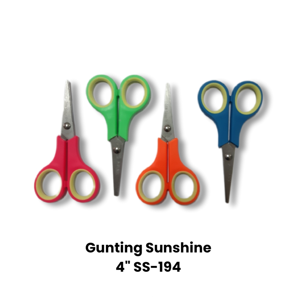 

GUNTING KERTAS KECIL HITAM WARNA 4" Scissors