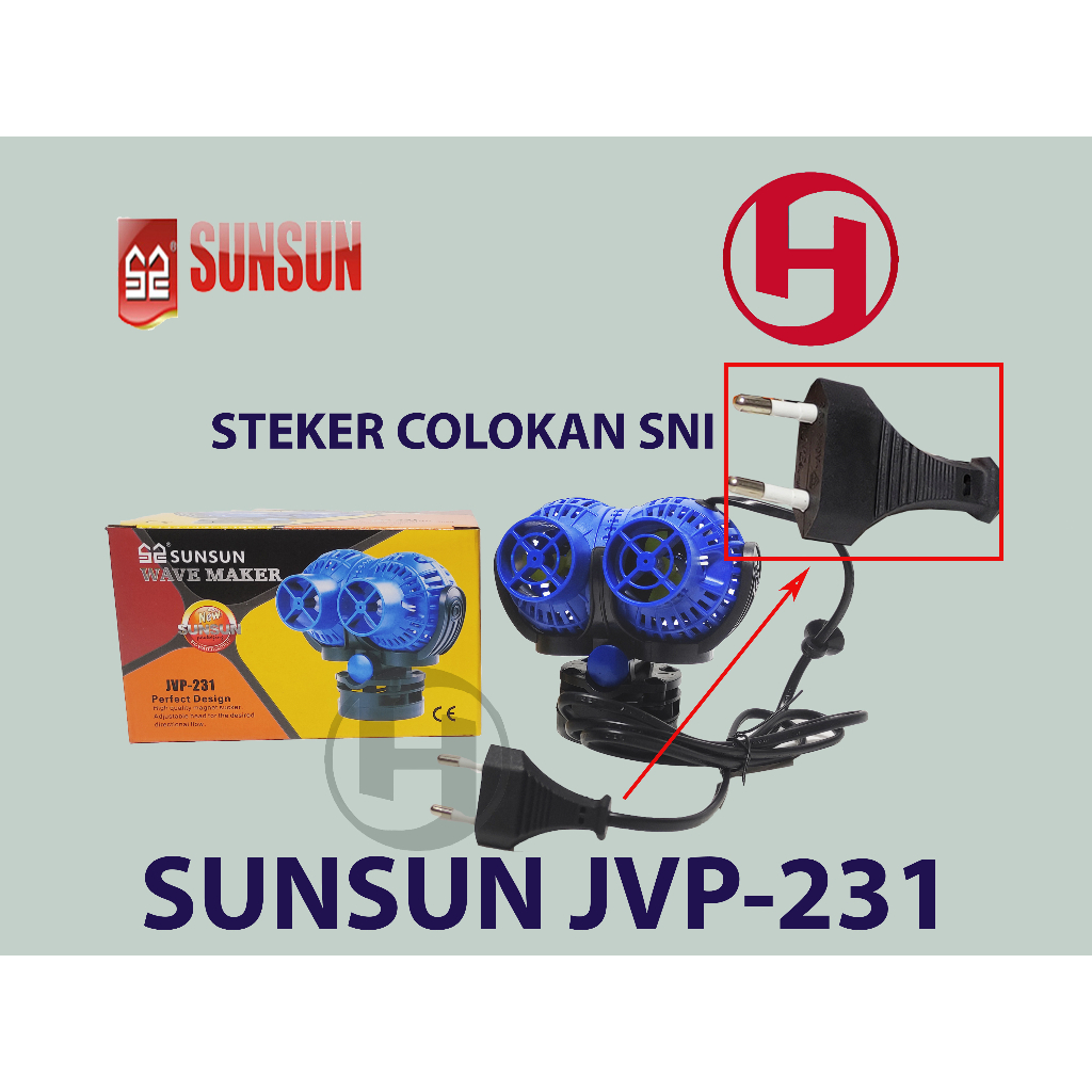 WAVE MAKER ORIGINAL SUNSUN JVP 231 PEMBUAT GELOMBANG PEREKAT MAGNET