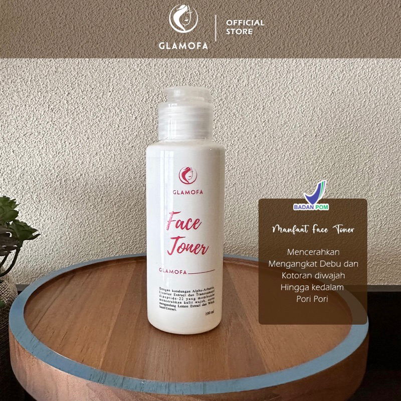 TONER ARBUTIN GLAMOFA / Pencerah Wajah BPOM