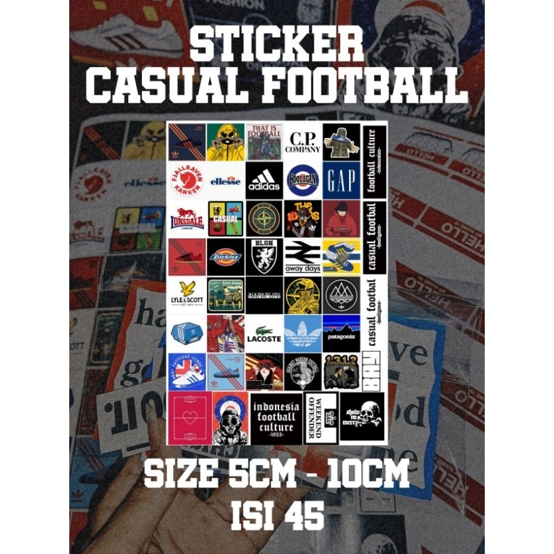 

STIKER CASUAL FOOTBALL HOOLIGANS