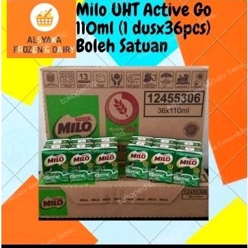 

Milo UHT Activ Go 110ml (1 dus isi 36)