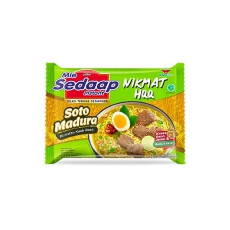 

Mie Sedap Soto Madura Paket 5pcs