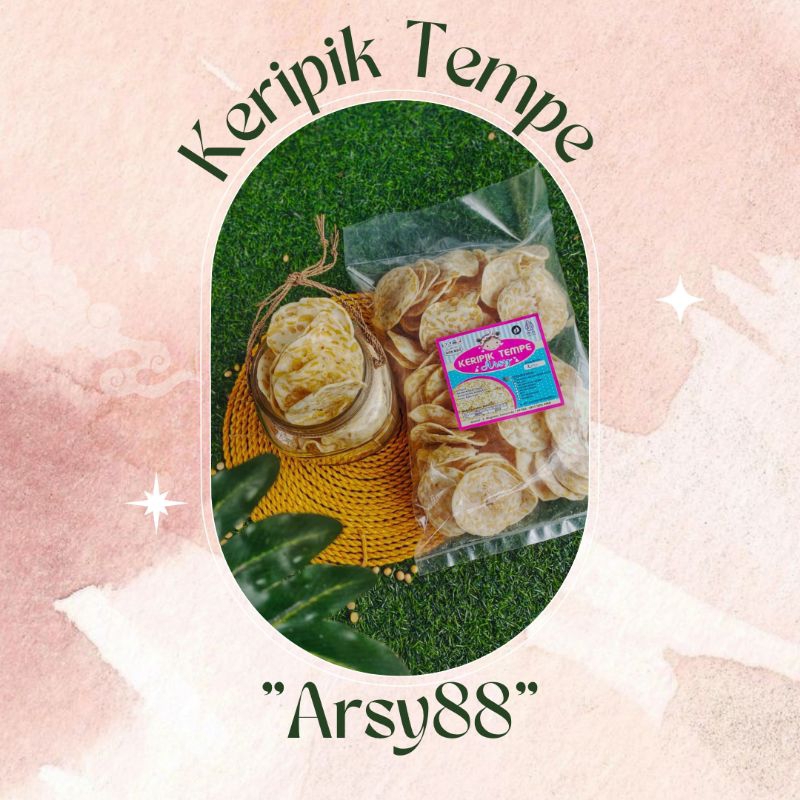 

BEST SELLER ARSY88 KERIPIK TEMPE RASA ORIGINAL AROMA DAUN JERUK RENYAH CRISPY GURIH NON MSG 250gr