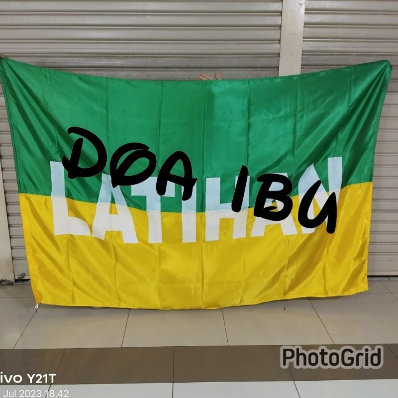 

best seller latihan upacara bendera pake tulisan 150cm x 225cm