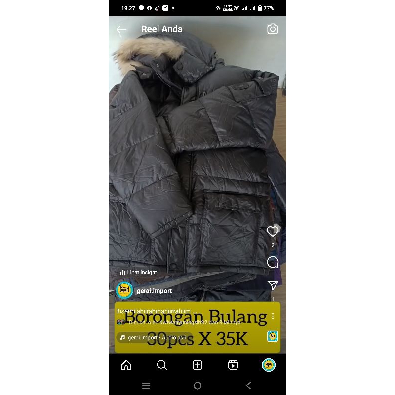 Borongan Jacket Bulang