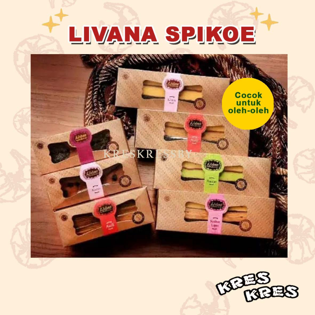 

LIVANA SPIKOE SPIKU LAPIS LEGIT BROWNIES (Asli Surabaya )