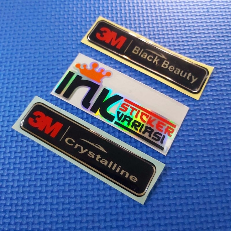 Sticker emblem 3M blackbeauty 3M crystalline