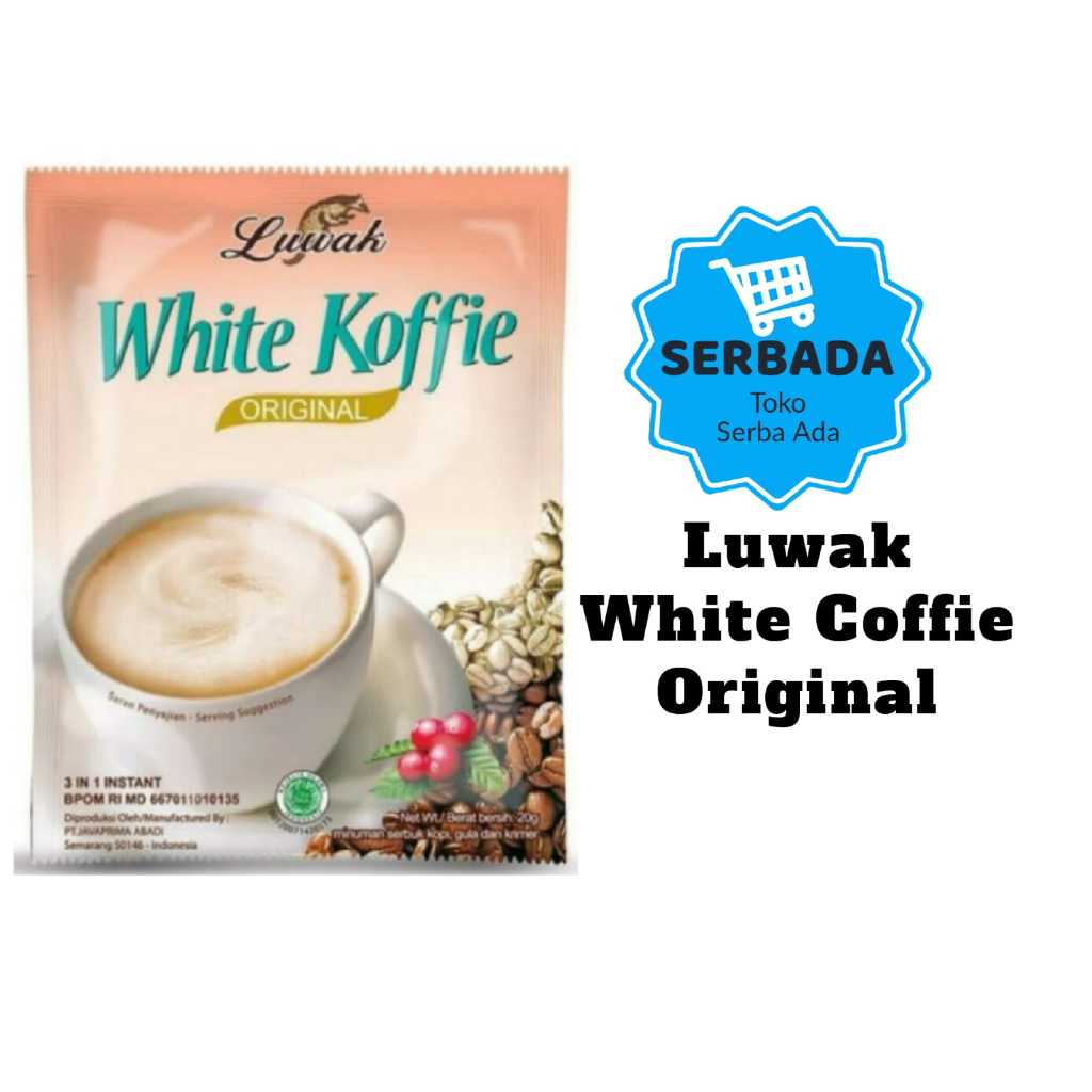 

luwak white coffie original kemasan sachet