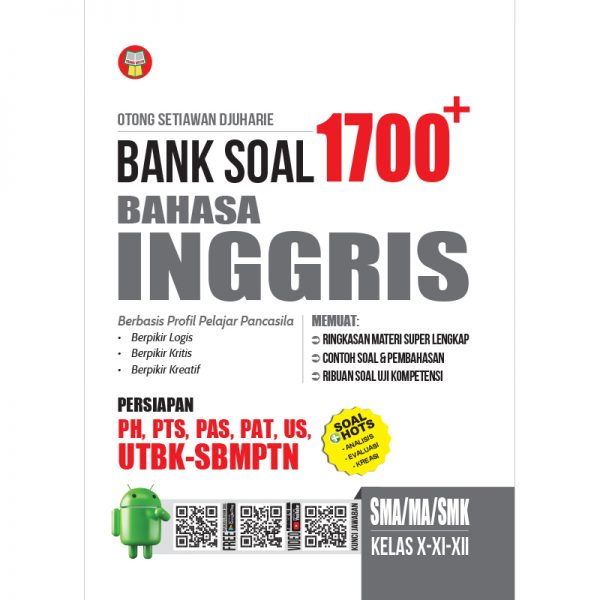BUKU BANK SOAL 1700 PLUS BAHASA INGGRIS SMA/MA/SMK KELAS X-XI-XII