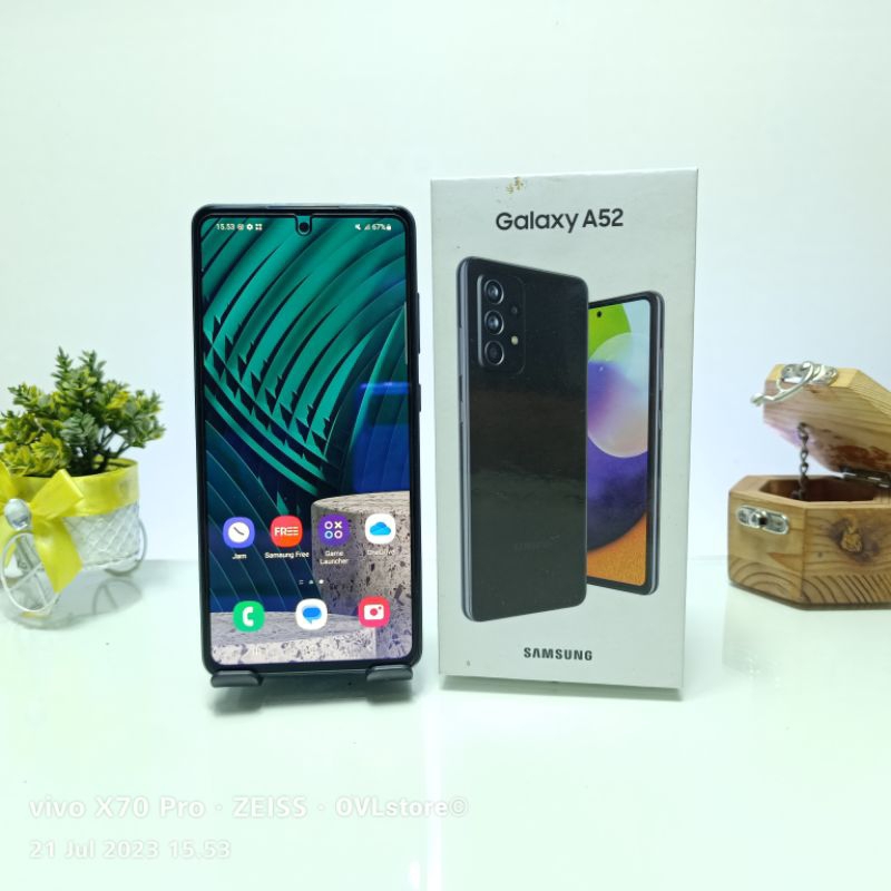 SAMSUNG A52 8/256 GB HP SECOND BEKAS RAM 8 MEMORI INTERNAL 256GB