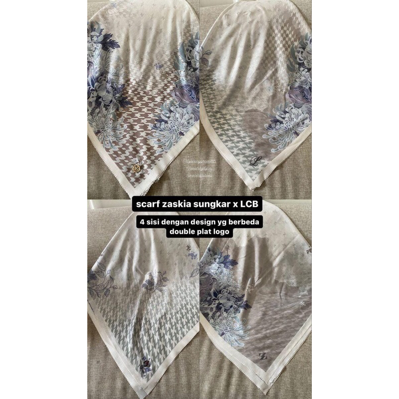 Zaskia Sungkar x lcb scarves