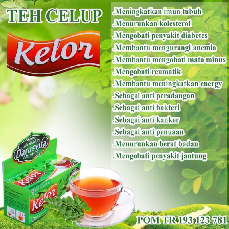 

TEH CELUP DAUN KELOR DARUSYIFA ISI 20pcs