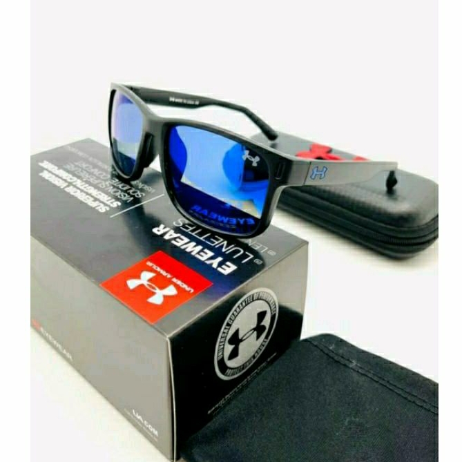 Kacamata Sunglasses Pria Polarized - Kacamata Pria Sunglasses - Warna Hitam Biru