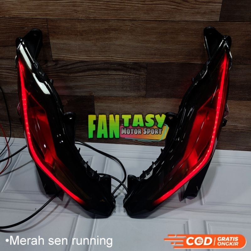 LAMPU ALIS BEAT FI ESP STREET ECO 2016 - 2019 FULLSET MIKA SMOKE BUKAN STIKER