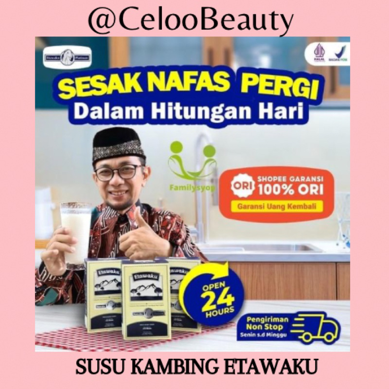 READY MEDAN ETAWAKU PLATINUM ORIGINAL SUSU KAMBING ETAWA SEGAR PROVIT BUBUK KRIMER NABATI MURNI ATAS