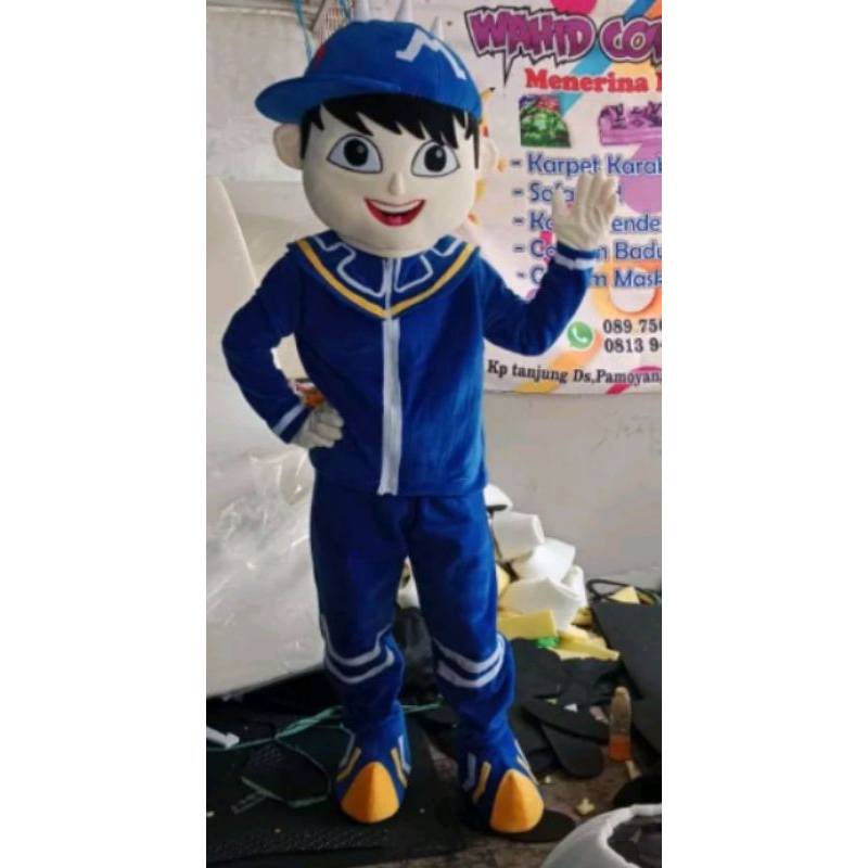 Kostum badut Boboiboy biru tua Kostum badut kostum badut dewasa kostum badut dewasa karakter kostum 