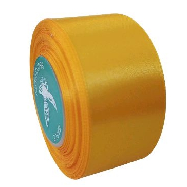 

Pita Satin Kuning Ukuran 1.5 inch / 4cm per Roll