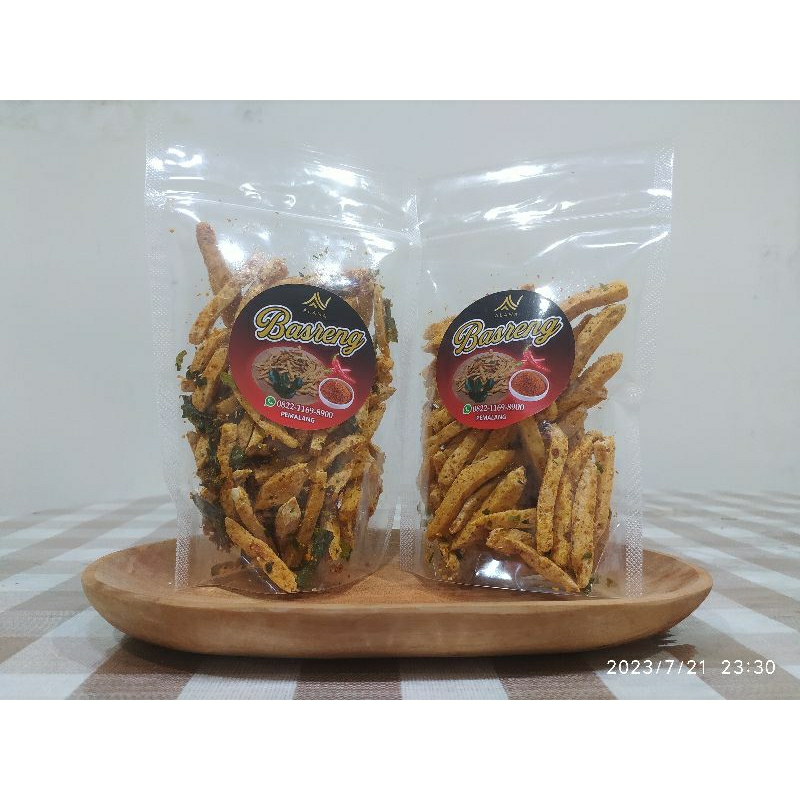 

Basreng Alana pedas daun jeruk