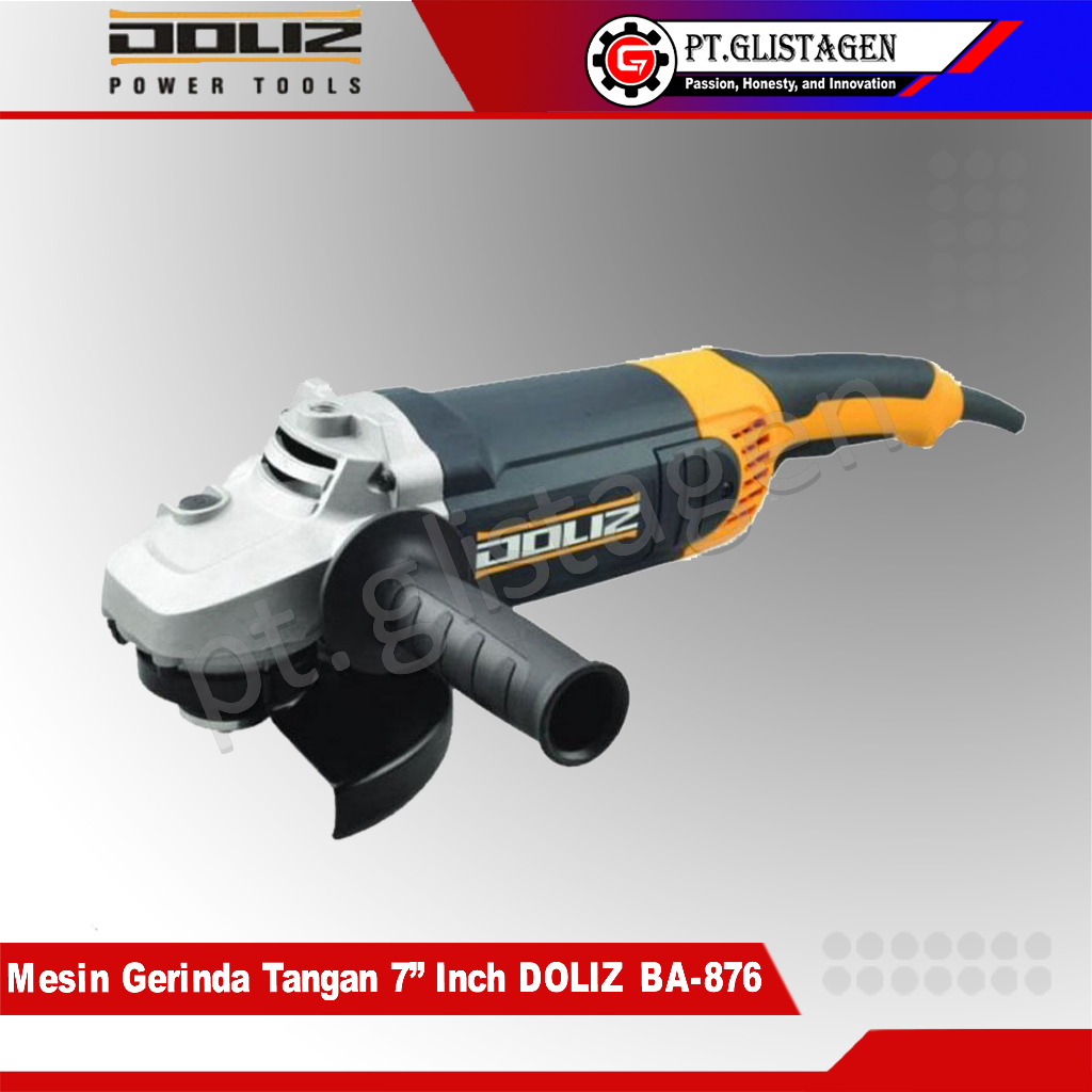 DOLIZ BA876 Mesin Gerinda Tangan Grinder 7”inch Heavy Duty BA-876