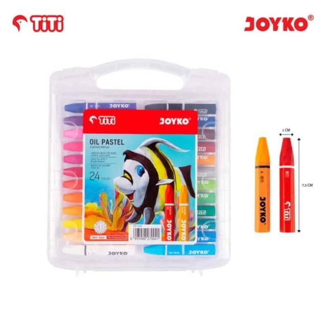 

CRAYON TITI JOYKO isi 24 WARNA / KRAYON / OIL PASTEL