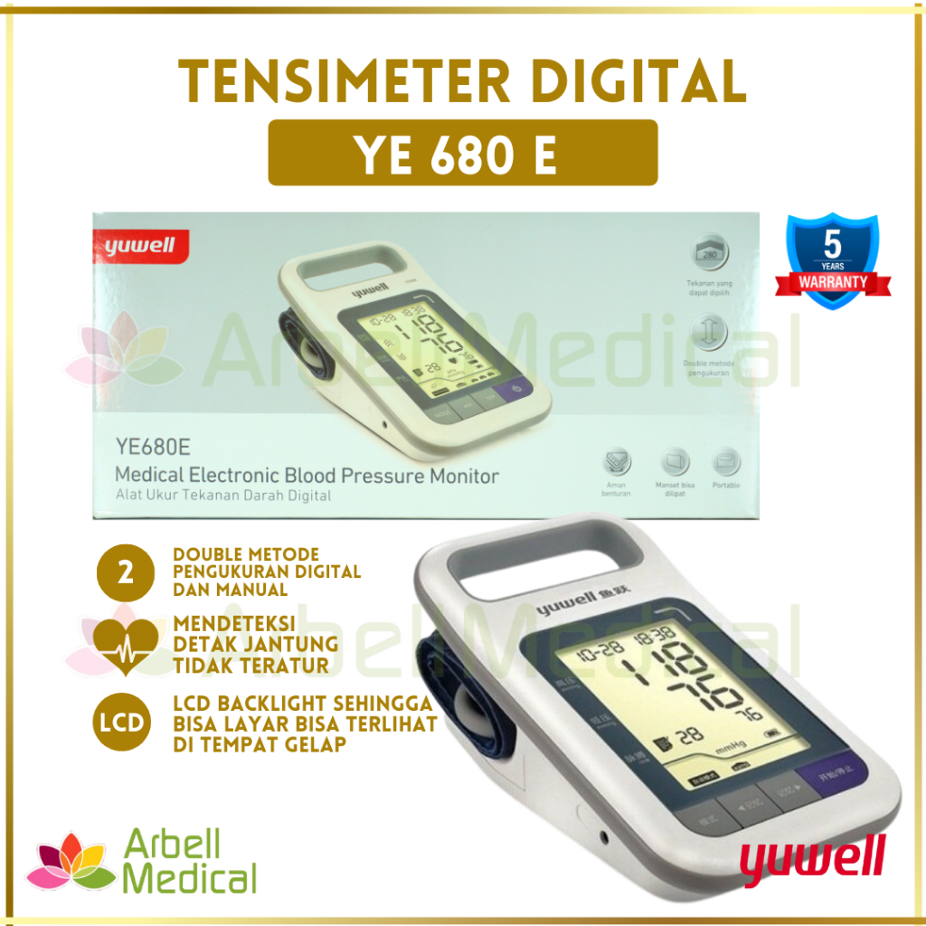 Tensimeter Digital Yuwell YE680E
