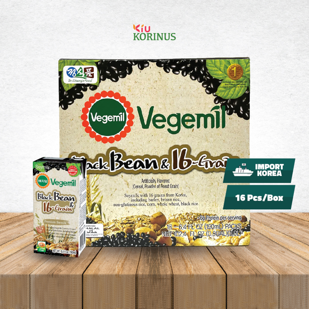 

VEGEMIL BLACK BEAN & 16 GRAINS 1 BOX (isi 16 pcs) 190ML