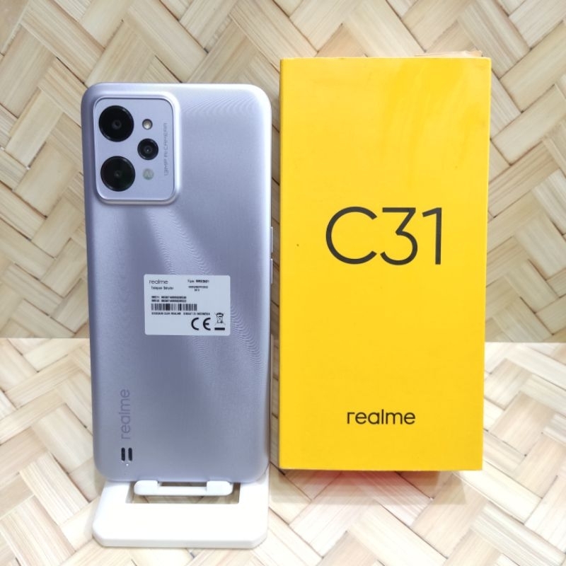 Realme C31 4/64 GB 3/32 GB Handphone Second Seken Bekas Fullset Batangan Original