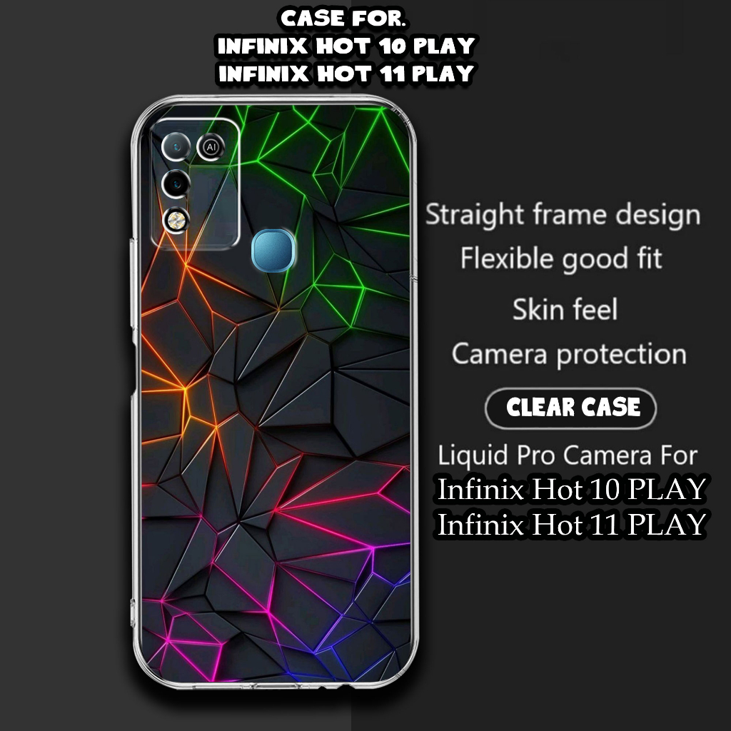 CASE Infinix HOT 11 PLAY / Infinix HOT 10 PLAY Motif [Abstrak 2] TERLARIS CASING Infinix HOT 11 PLAY