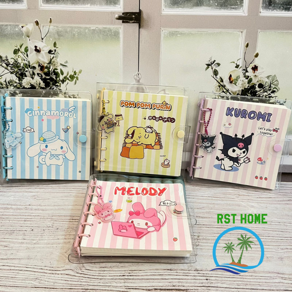 

BUKU BINDER SANRIO UKURAN 10 X 10 CM TERMURAH