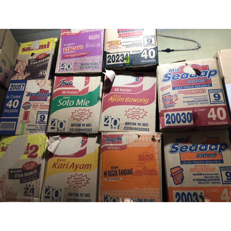

Dus bekas mie instan kondisi bagus dan bersih,cocok untuk packing