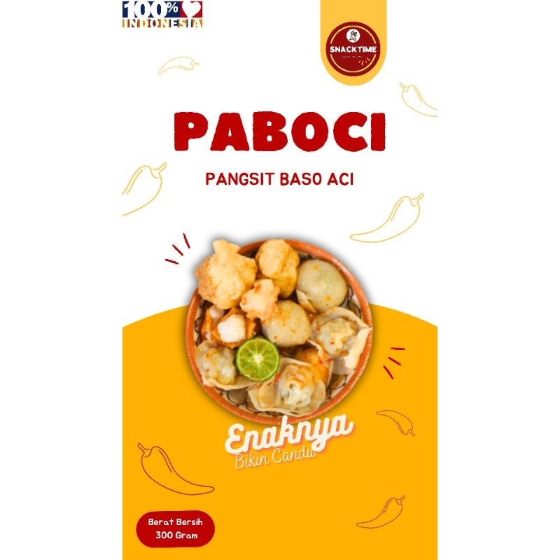 

PABOCI (PANGSIT BASO ACI)/pertama di indonesia/VIRAL