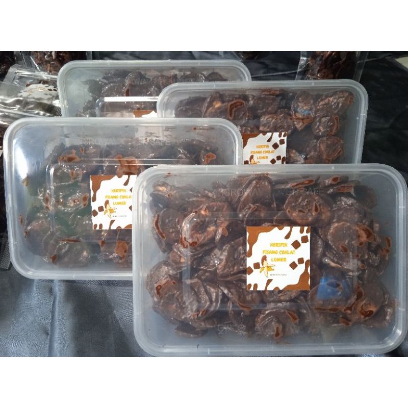 

Keripik pisang coklat lumer box