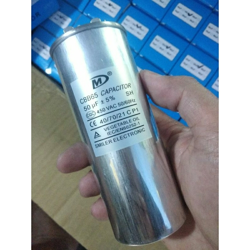 Kapasitor 450VAC 50uf Capacitor CBB65