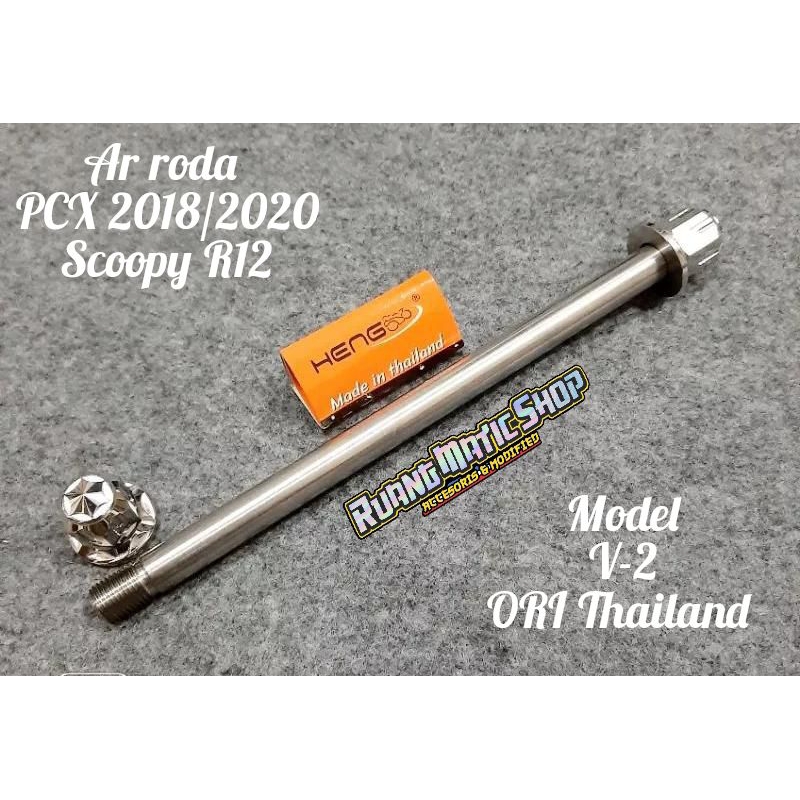 AS RODA DEPAN PROBOLT STAINLESS PCX 2018/2020 SCOOPY R12 ORIGINAL HENG THAILAND