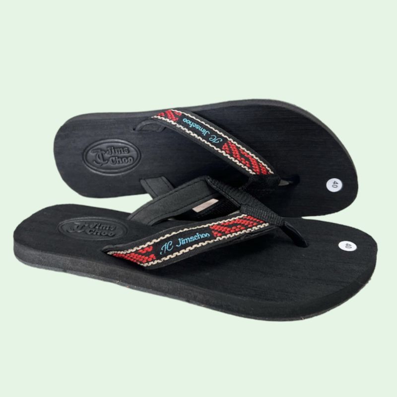 PROMO SANDAL JIMSCHOO - SANDAL JEPIT JIMSCHOO KOWLOON WANITA - SANDAL JEPIT SANTAI WANITA