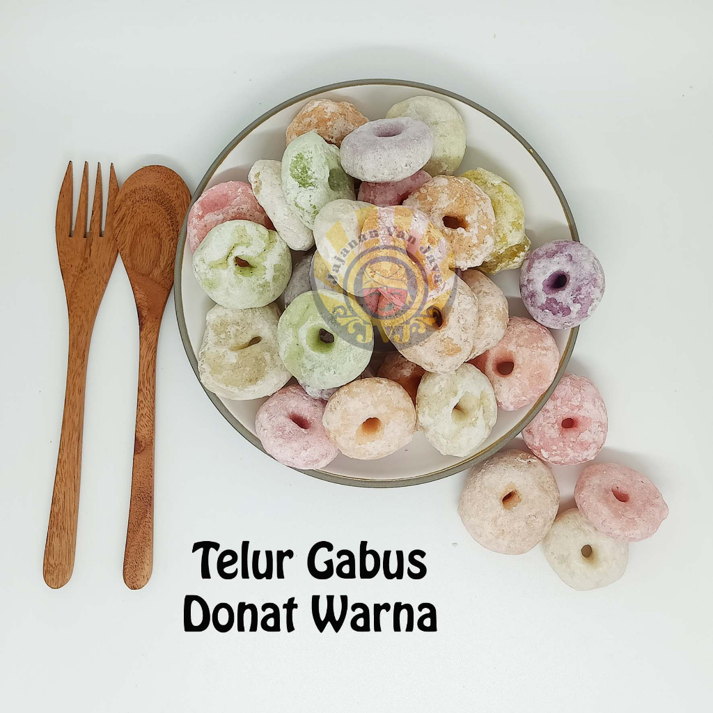 

Telur Gabus Donat Warna - Telor Gabus Donat
