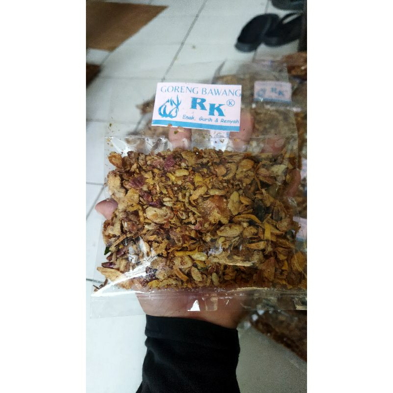 

paket 80g bawang goreng merah siap saji,goreng bawang merah kriuk kriuk halal
