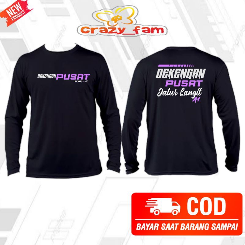 Kaos Lengan Panjang Dekengan pusat Jalur Langit