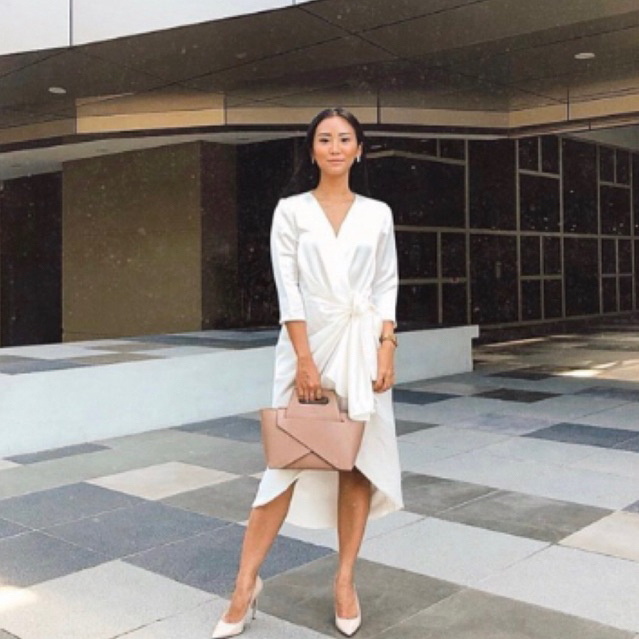 Preloved Claude Official rumi White Dress