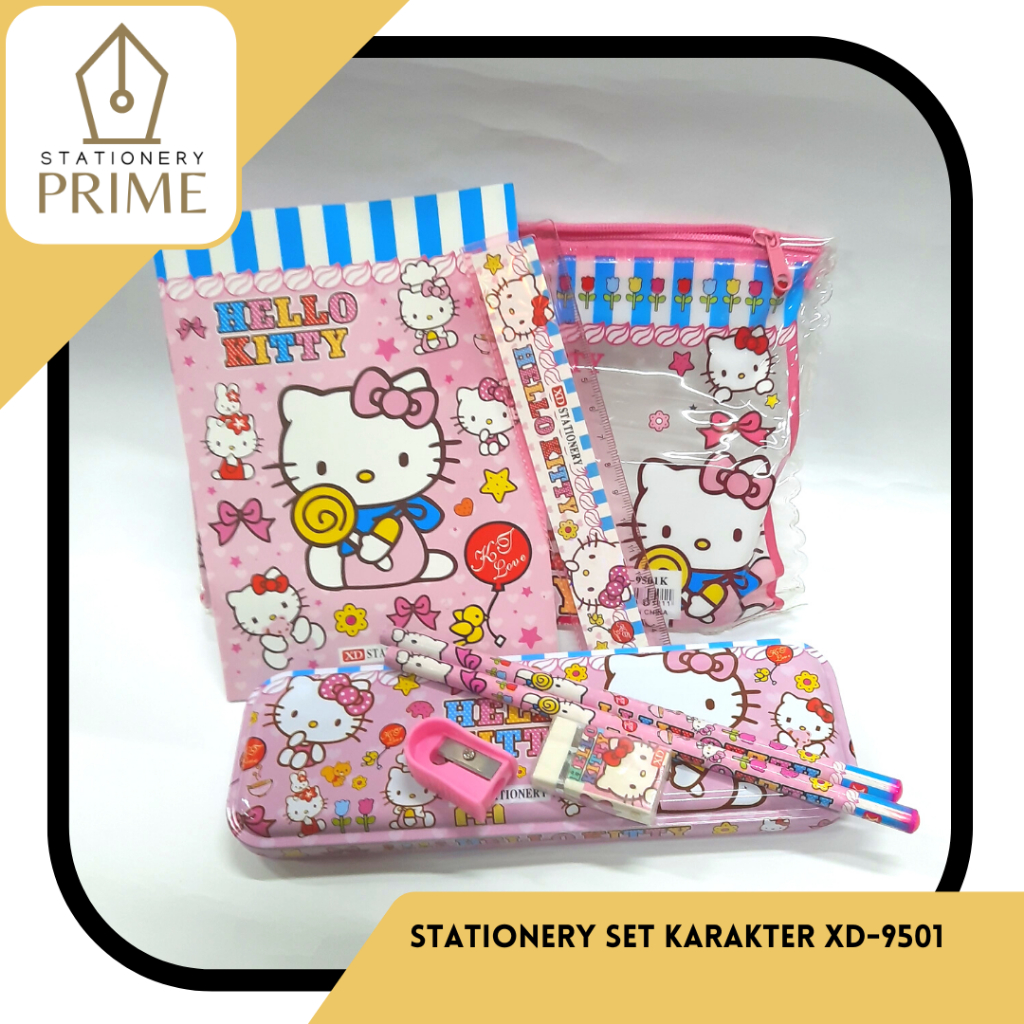 

Stationery Set / Set Alat Tulis Karakter XD-9501