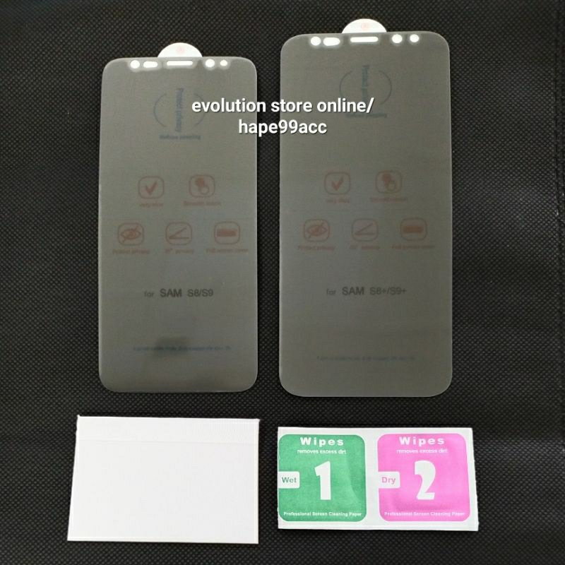 Samsung s8 s8 plus s9 s9 plus s10 s10 plus anti gores hydrogel anti spy glossy