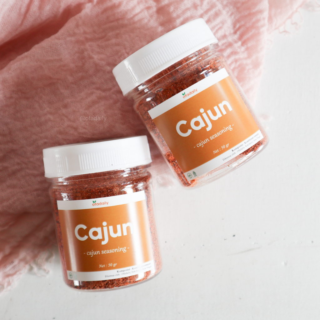 

Bumbu Cajun Seasoning spices rempah bumbu steak ayam dan frencfries - Bumbu Dapur 50 gr - Ofadaily