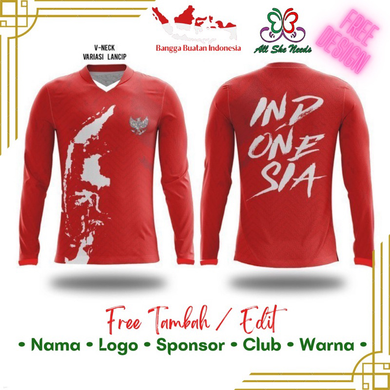 Jersey Sepeda Custom | Baju Kaos Merah Putih Dirgahayu INDONESIA Printing Jumbo