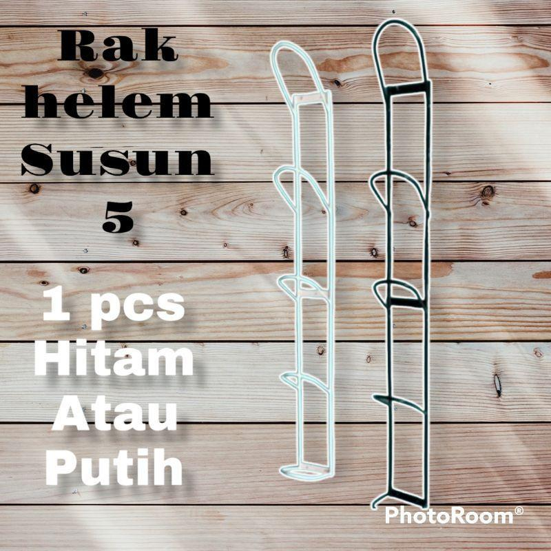 RAK GANTUNGAN HELM 5 SUSUN/RAK HELM BESI 5 SUSUN GANTUNGAN SERBAGUNA / HELMET RACK MODEL GANTUNGAN H
