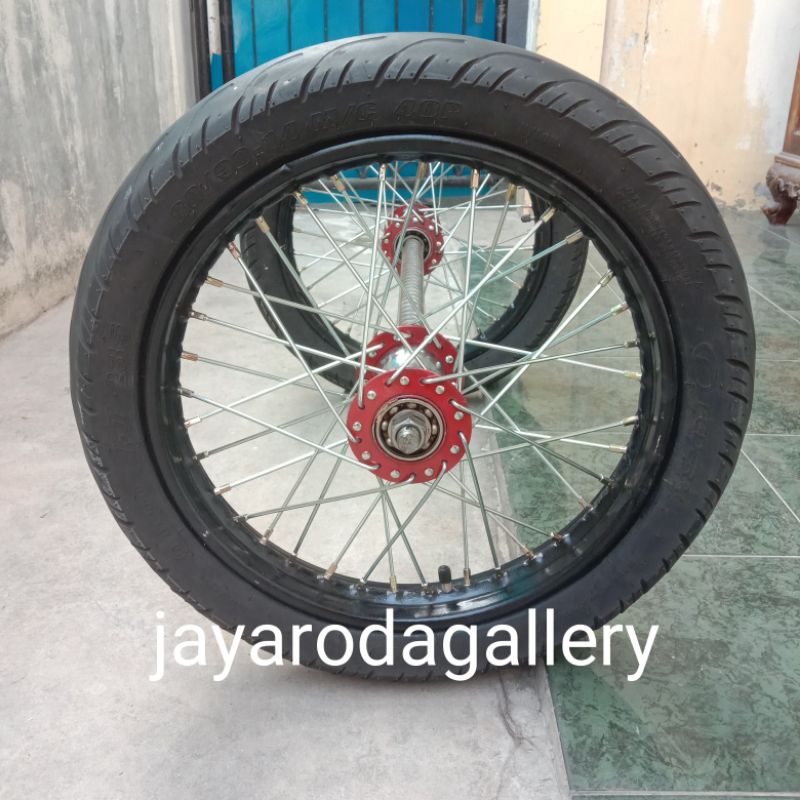 roda gerobak ring 14 jari-jari