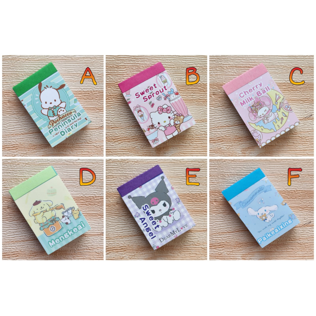 

MEMO STIKER MINI (STIKER BISA BUAT TULIS) POCHA MELODY (6X4)
