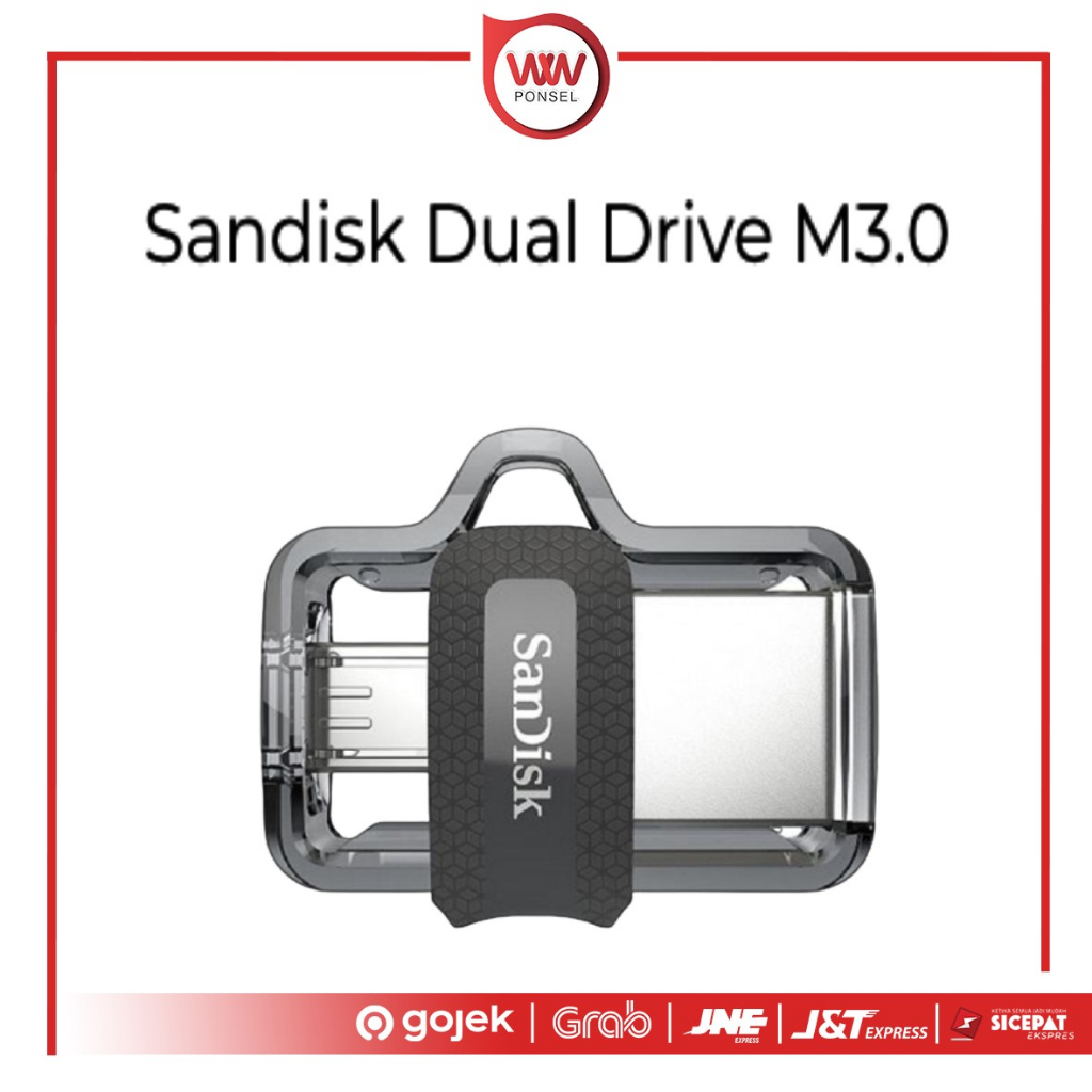 Sandisk Ultra Dual Drive M3.0 Flashdisk OTG Micro USB