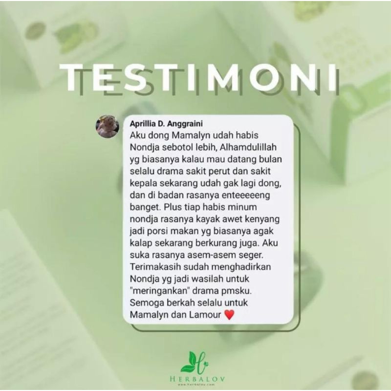 

NONDJA by HERBALOV - Minuman Ekstrak Buah Noni / Ekstrak Buah Mengkudu / Sari Buah Mengkudu